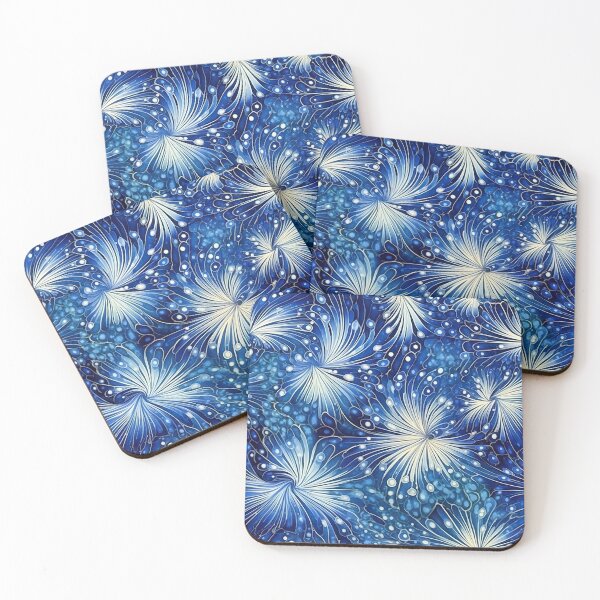 Item preview, Modern design reminiscent of a pattern with feathers and fabric designed and sold by Pflugart.