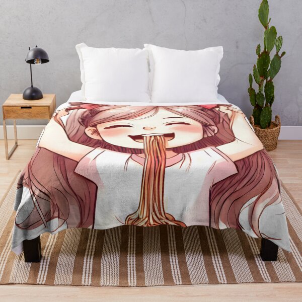 Item preview, Girl Eating Spaghetti (eating spaghetti art) designed and sold by meaningspace.