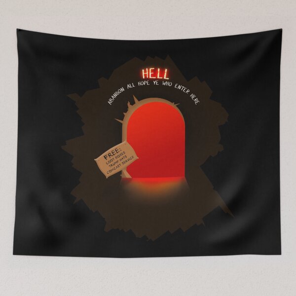 Item preview, WELCOME TO HELL: Free Trump Hats, Comcast Service and Loot Boxes! designed and sold by Jarrod Vandenberg.