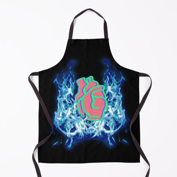 Item preview, Heart on fire - Blue flame designed and sold by Rosamint.