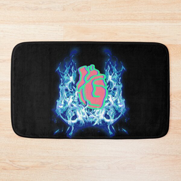 Item preview, Heart on fire - Blue flame  designed and sold by Rosamint.
