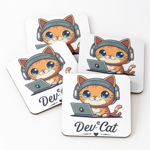 Item preview, Cat playing on laptop designed and sold by deviatepolo.