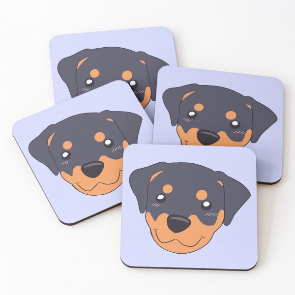 Item preview, Cute rottweiler dog face  designed and sold by Yaragold.