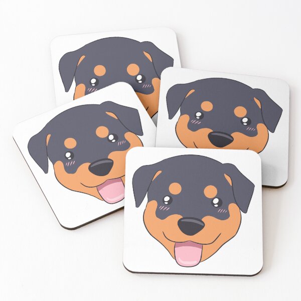 Item preview, Cute rottweiler dog face  designed and sold by Yaragold.