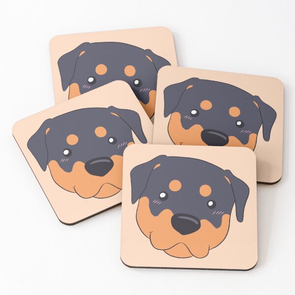Item preview, Cute rottweiler dog face  designed and sold by Yaragold.