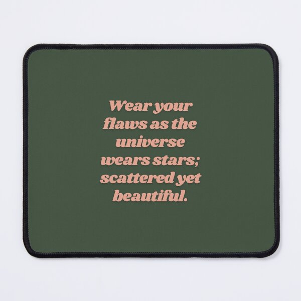 Item preview, Inspirational Quote Sticker - Wear Your Flaws designed and sold by prismarium.