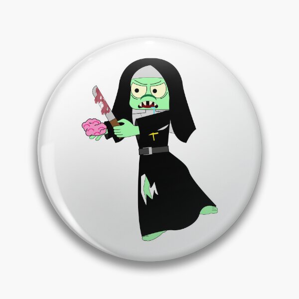 Item preview, A zombie nun brews a potion.  designed and sold by Innamalinka.