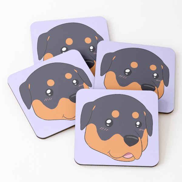 Item preview, Cute rottweiler dog face  designed and sold by Yaragold.