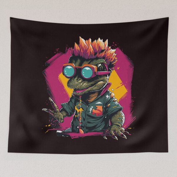 Item preview, Punky Dinosaur designed and sold by Ellimade.