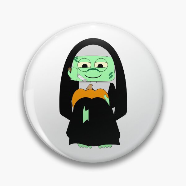 Item preview, A zombie nun brews a potion.  designed and sold by Innamalinka.