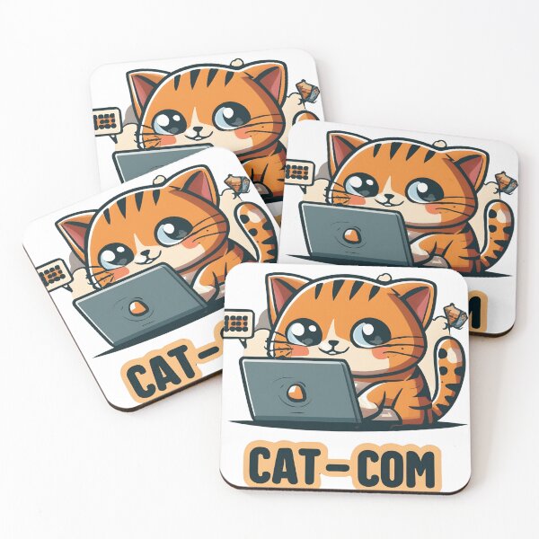 Item preview, Cat playing on laptops designed and sold by deviatepolo.