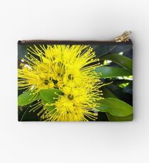 Golden Panda Australian Native Plant. Studio Pouch