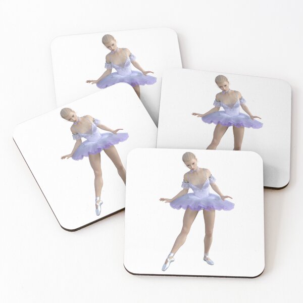 Item preview, Beautiful blonde ballerina on pointe in blue #06 designed and sold by AlluringVisions.