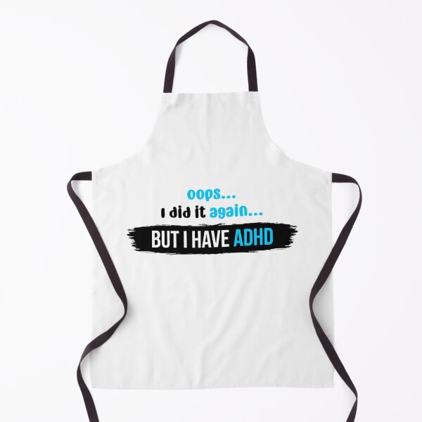 Item preview, Oops I did it again but I have ADHD | Vector Typography Illustration designed and sold by Enchantedbox.