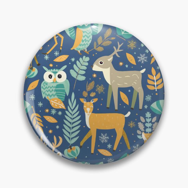 Item preview, Whimsical Winter Animal Patterns designed and sold by Tamas Das.
