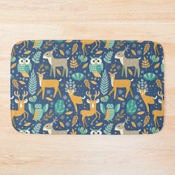 Item preview, Whimsical Winter Animal Patterns designed and sold by Tamas Das.