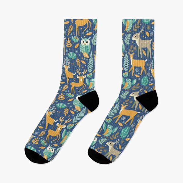 Item preview, Whimsical Winter Animal Patterns designed and sold by Tamas Das.