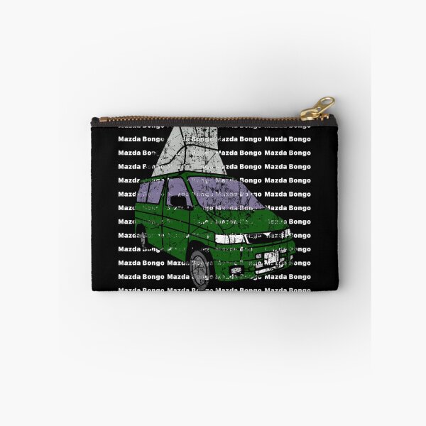 Item preview, Green Mazda Bongo Friendee distressed effect over repeating background designed and sold by LocalOddball.