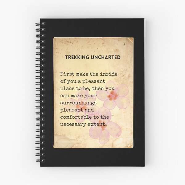 Item preview, Trekking Uncharted Original Page 05: Make the inside of you a pleasant place to be designed and sold by Happy-PrintZ.
