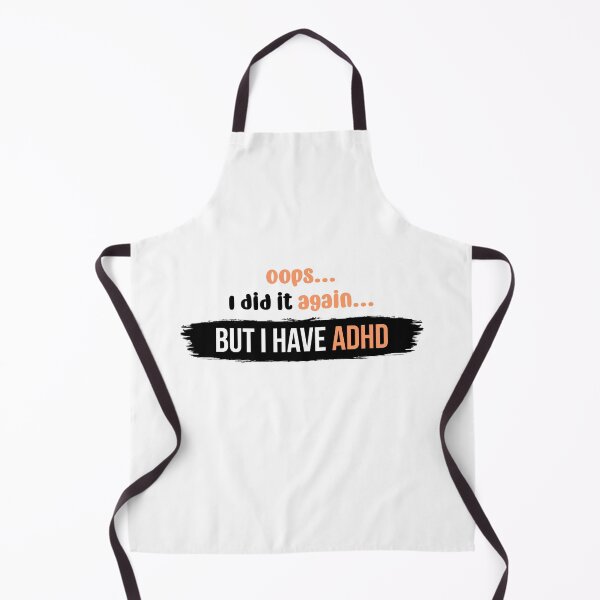Item preview, Oops I did it again but I have ADHD | Vector Typography Illustration designed and sold by Enchantedbox.