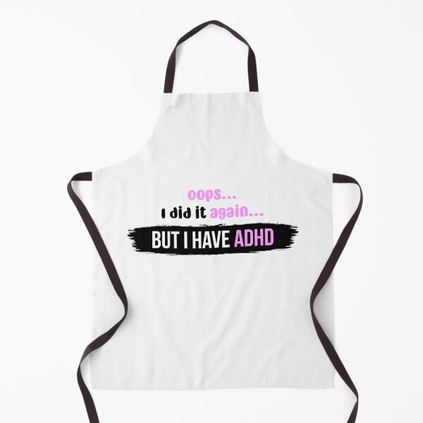 Item preview, Oops I did it again but I have ADHD | Vector Typography Illustration designed and sold by Enchantedbox.