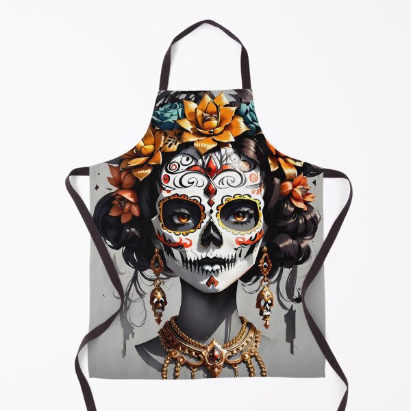 Item preview, Cultural Splendor: Catrina Calavera Artwork designed and sold by Ceemko's Vintage Corner.