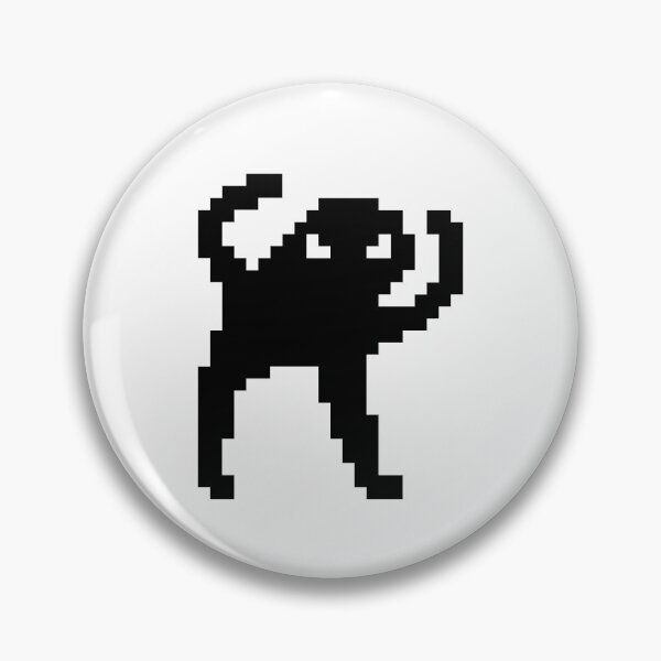 Item preview, meme cat pixel art designed and sold by BashPIXIE.