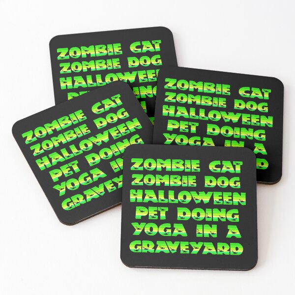 Item preview, pet doing yoga graveyard designed and sold by Storiesforyou.