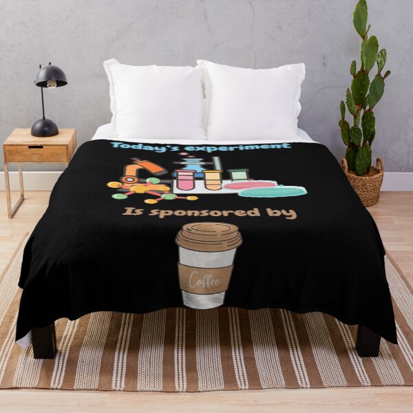 Item preview, Today's experiment is sponsored by coffee, biologist coffee lovers designed and sold by NoetherSym.