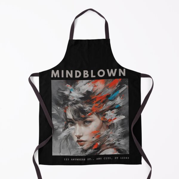 Item preview, Mind blown Art Design of a girl with hair full of colors  designed and sold by Beauxanimes.
