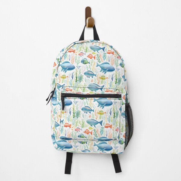Item preview, Underwater Delights: Charming Watercolor Patterns with Adorable Sea Creatures designed and sold by qoodesignstudio.