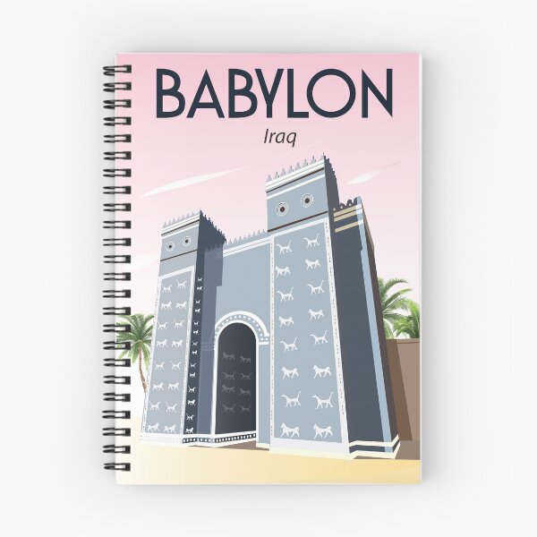 Artikelvorschau, Babylon-Irak-Irak-Reiseplakat entworfen und verkauft von Arctic frame studio.