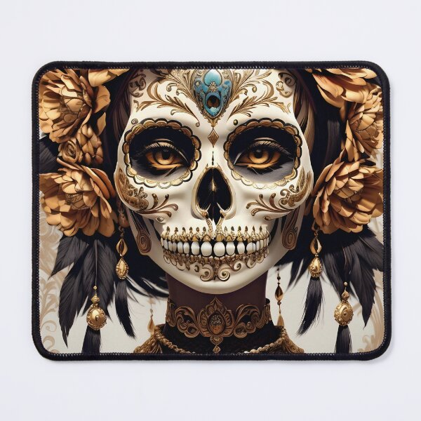 Item preview, Vibrant Catrina Calavera: Day of the Dead Beauty designed and sold by Ceemko's Vintage Corner.