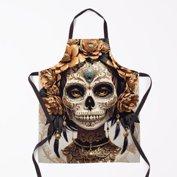 Item preview, Vibrant Catrina Calavera: Day of the Dead Beauty designed and sold by Ceemko's Vintage Corner.