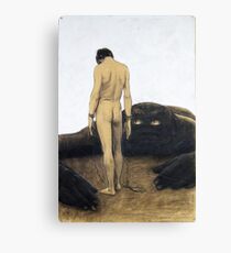 Lienzo HD- Feeling of Dependence, de Sascha Schneider (1920 aprox)