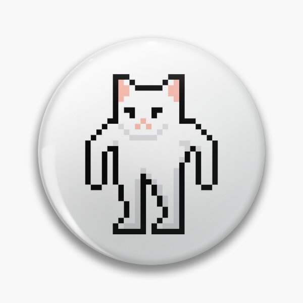 Item preview, meme cat pixel art designed and sold by BashPIXIE.