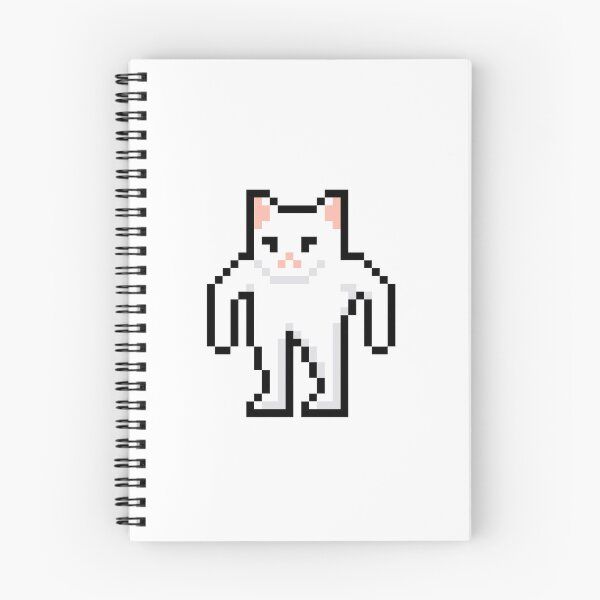Item preview, meme cat pixel art designed and sold by BashPIXIE.