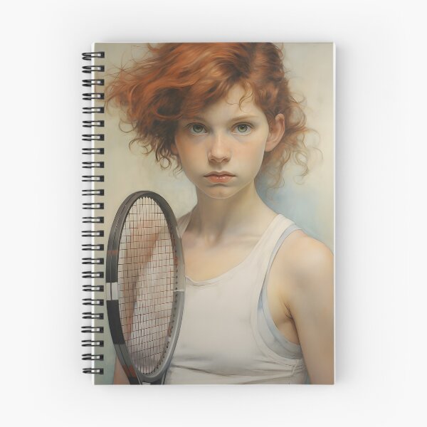 Item preview, Retro Tennis Elegance: Vintage Pastel Player designed and sold by BrioDesign.