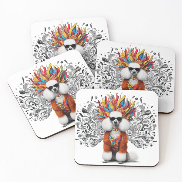 Item preview, Extravagancia de disfraces de caniche designed and sold by Wonderall.