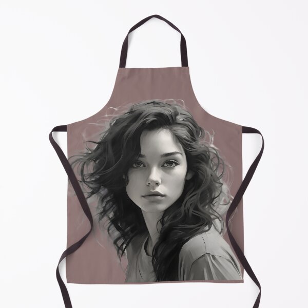 Item preview, Beautiful woman sketch, diecut black and white designed and sold by OnlyIce.