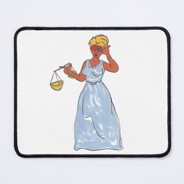 Item preview, Not so impartial Lady Justice designed and sold by Wieland Teixeira.
