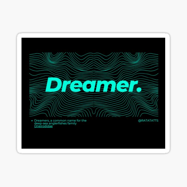 Item preview, dreamer designed and sold by Ratatatts.