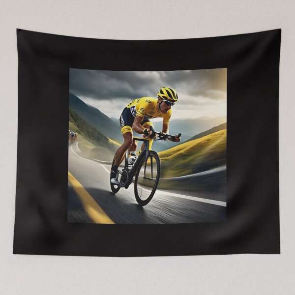 Item preview, Determined descent - professional cyclists at the front of the field designed and sold by MarcoSc11.