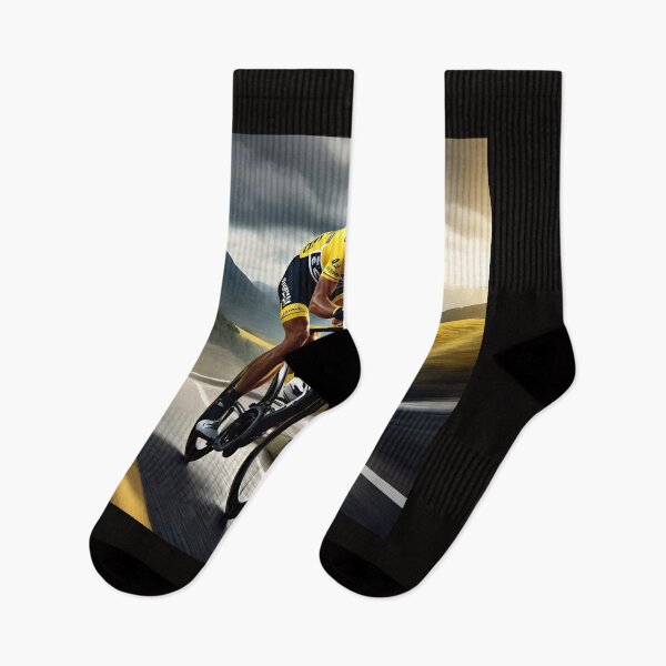Item preview, Determined descent - professional cyclists at the front of the field designed and sold by MarcoSc11.