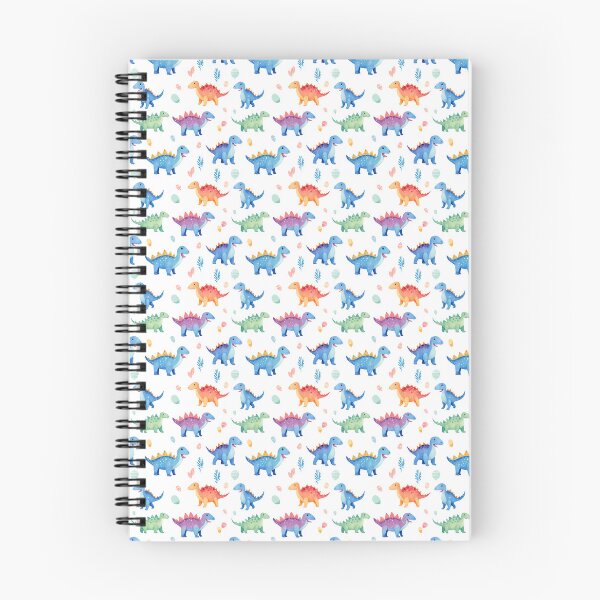 Item preview, Jurassic Joy: Adorable Watercolor Patterns with Playful Dinosaur designed and sold by qoodesignstudio.