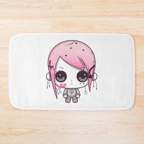 Item preview, Emo Pink Kawaii Plushie for Halloween designed and sold by Anima-aesthetic.