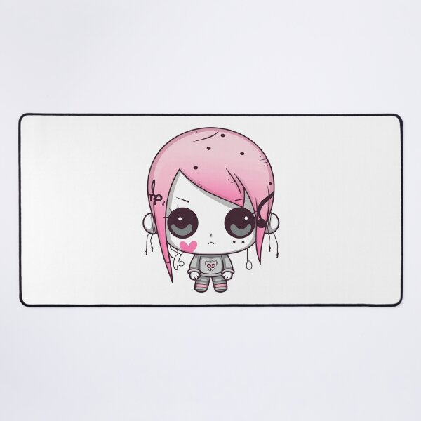 Item preview, Emo Pink Kawaii Plushie for Halloween designed and sold by Anima-aesthetic.