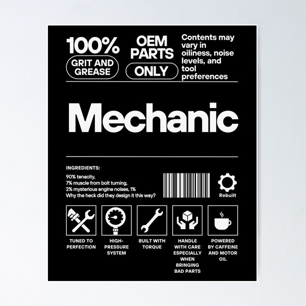 Item preview, Mechanic Funny Definition designed and sold by 365CarMods Official.