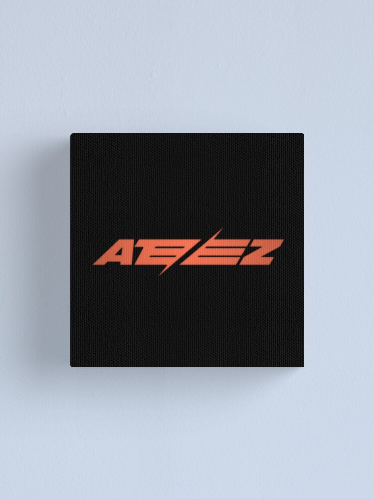 ATEEZ Logo (Orange) Canvas Print for Sale by CharliBluu