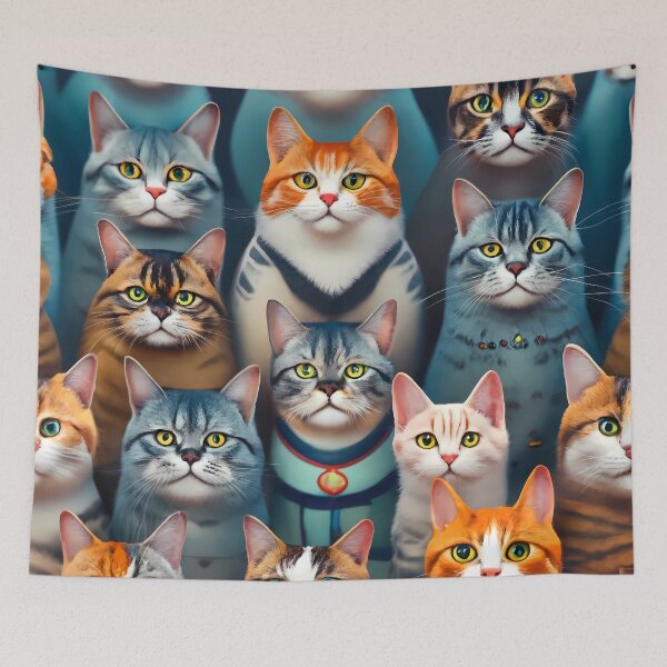 Item preview, A group of cats designed and sold by Windness Zao.